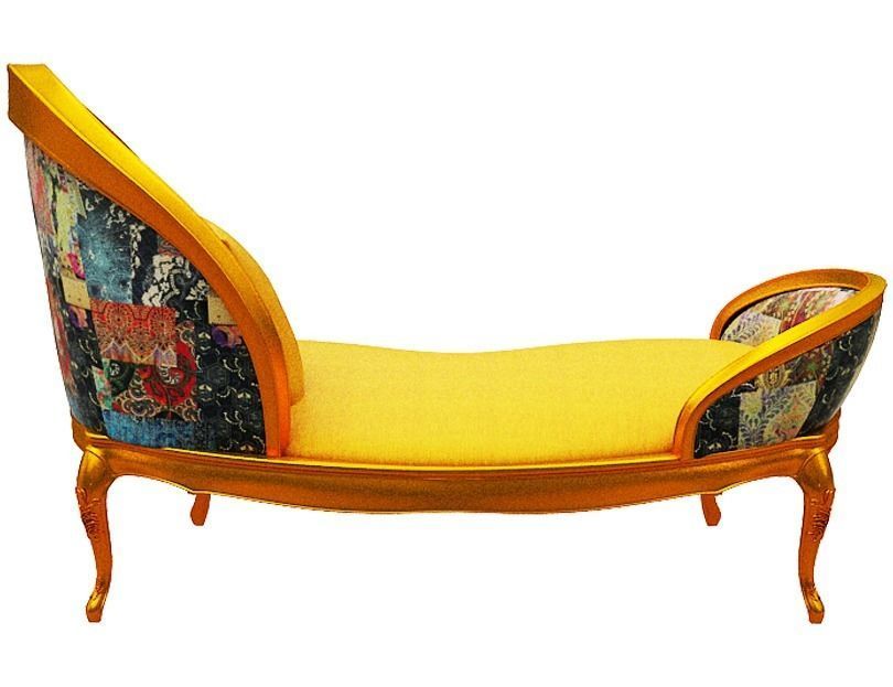 Classical sofa set  Low-poly 3D model_17