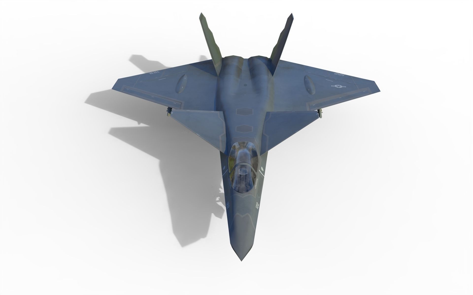 YF-23 naval NATF-23 3D model_9