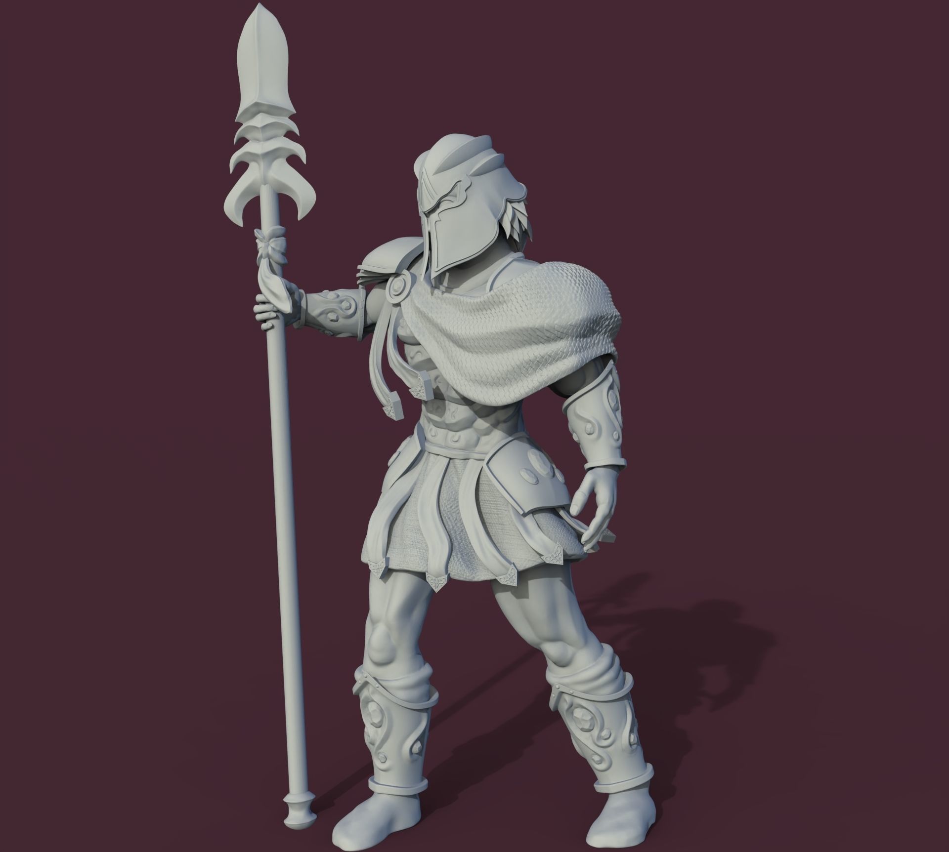 Spartan Warrior 3D print model_3