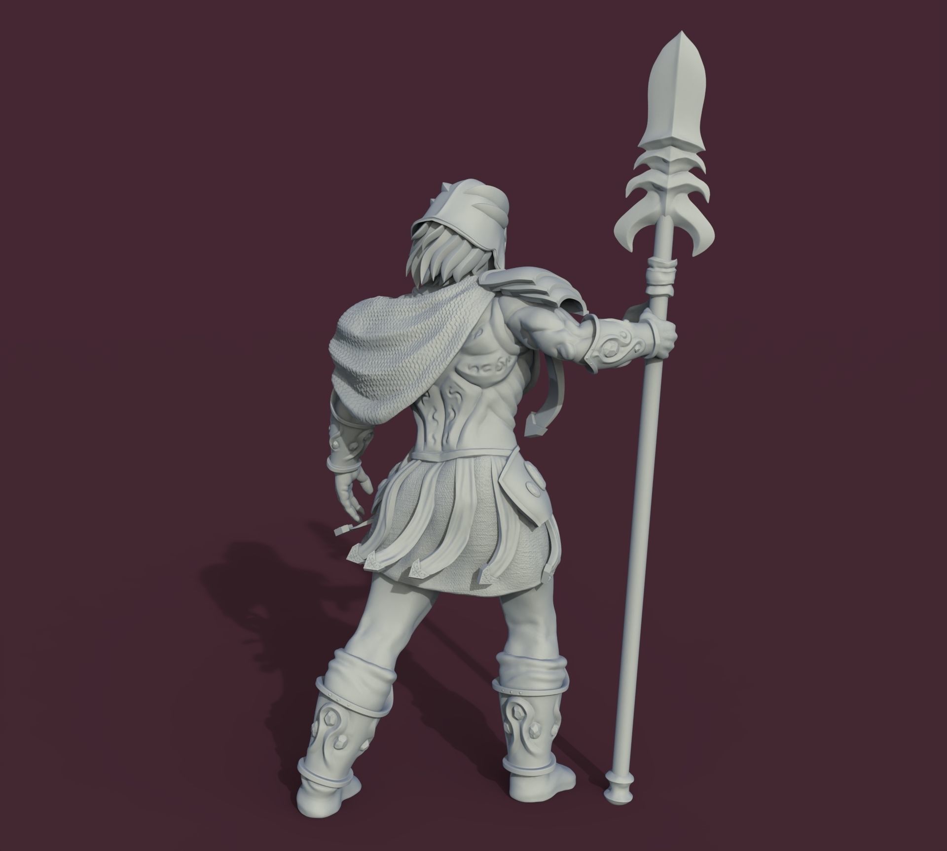 Spartan Warrior 3D print model_2
