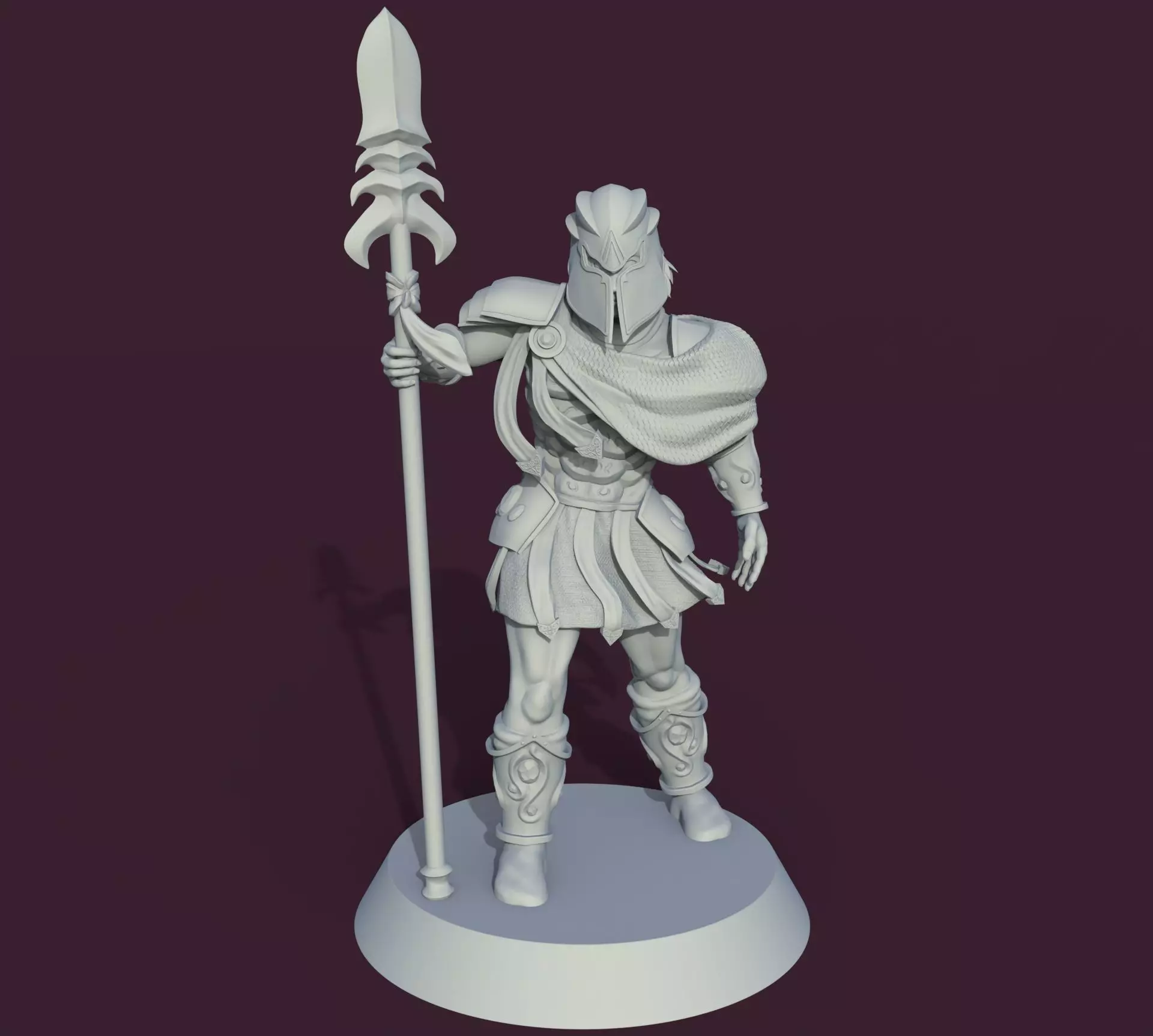Spartan Warrior 3D print model_0