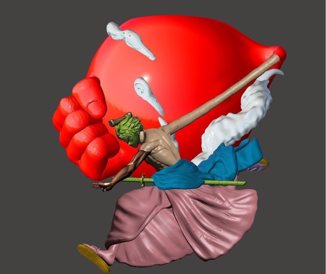 Luffy Vano Gear3  3D print model_2