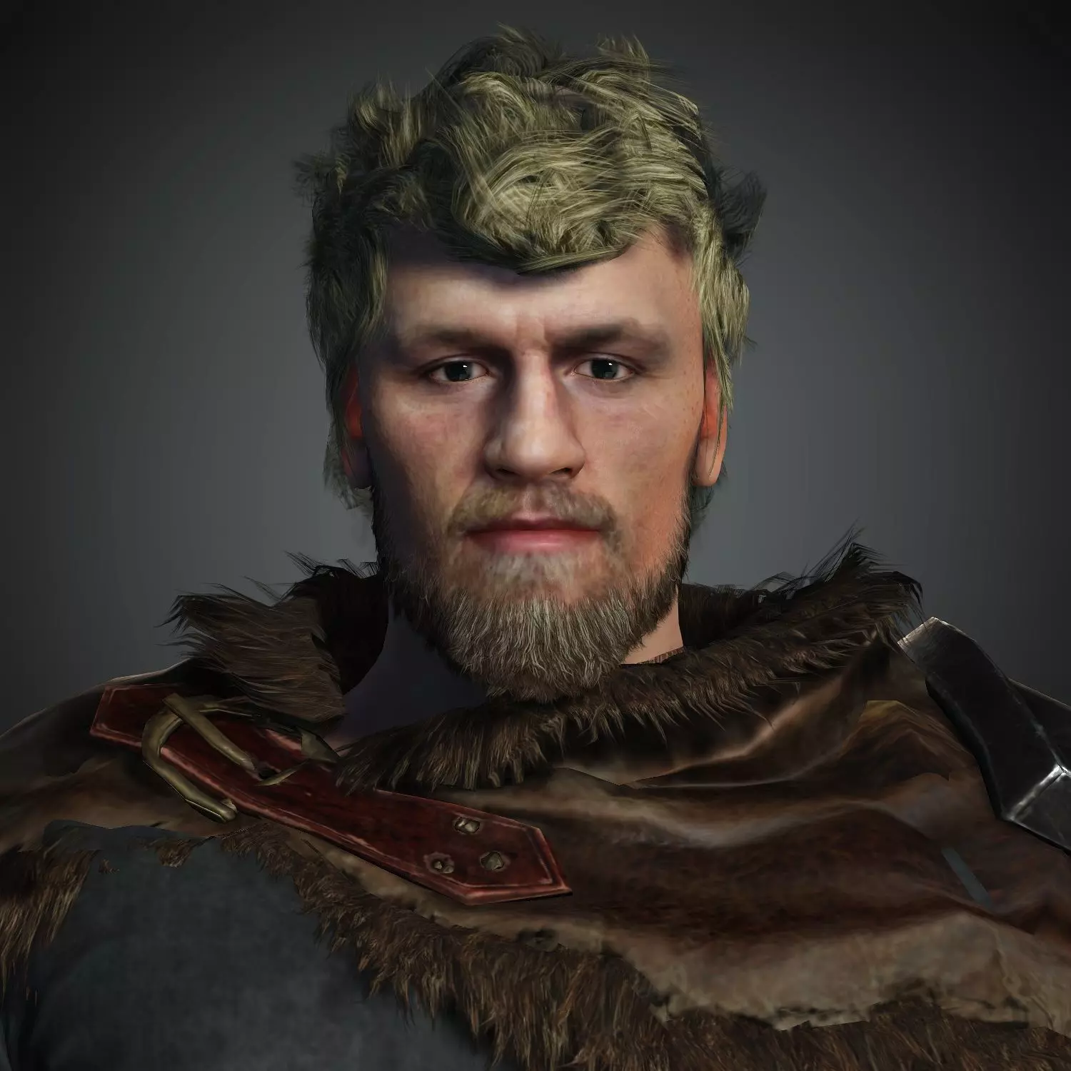 Celtic Warrior With Axe Seems Like Mcgregor Conor Ready To Use 3D model