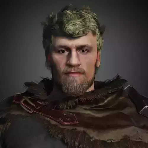 Celtic Warrior With Axe Seems Like Mcgregor Conor Ready To Use 