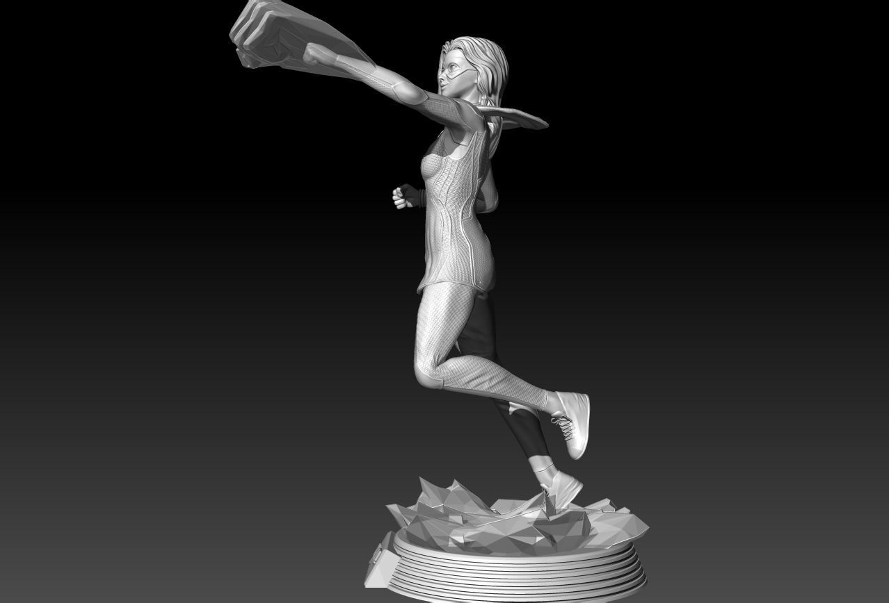 Miss Marvel - Disney Plus Series Version 3D print model_12
