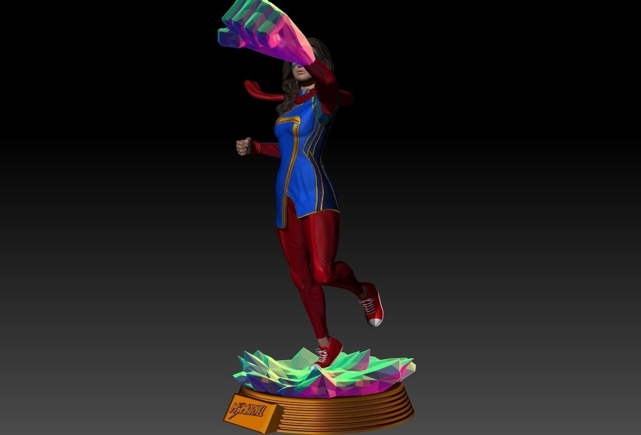 Miss Marvel - Disney Plus Series Version 3D print model_1