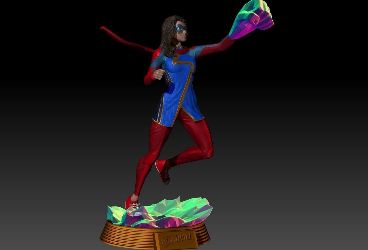 Miss Marvel - Disney Plus Series Version 3D print model_7