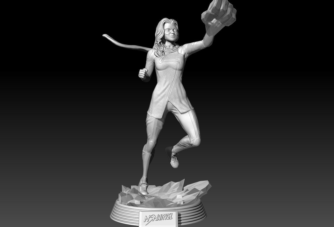 Miss Marvel - Disney Plus Series Version 3D print model_10