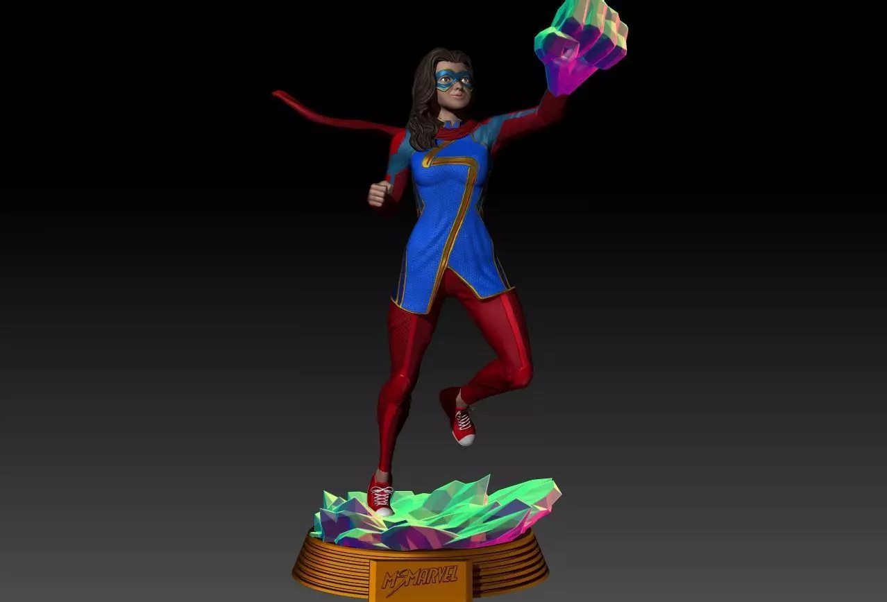 Miss Marvel - Disney Plus Series Version 3D print model_0