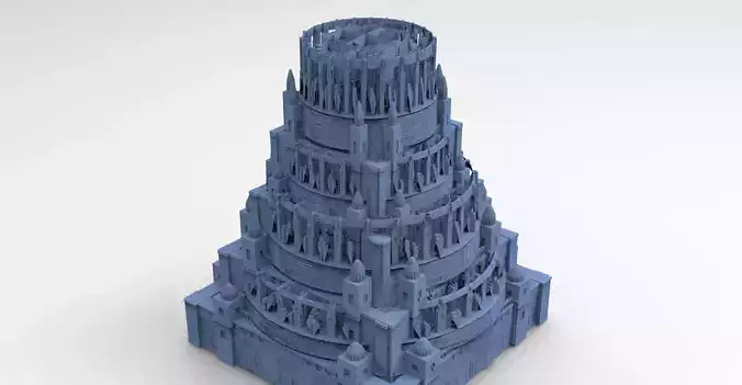 Fantasy Art Deco Grand Towers Babylon