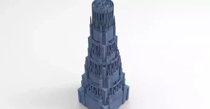 Fantasy Art Deco Grand Towers Babylon style 2