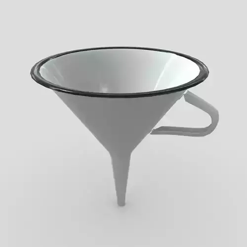 Funnel 4 Low-poly 3D model
