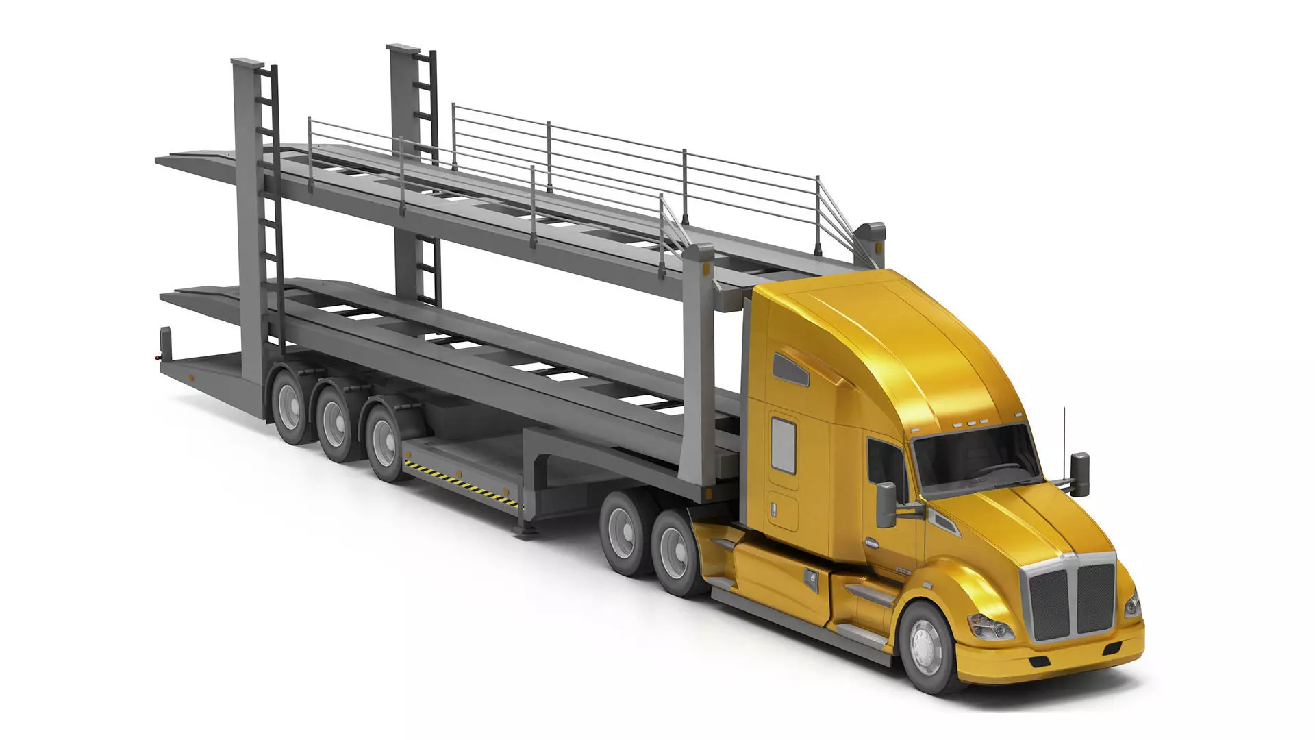 Truck 5-V5 Low-poly 3D model
