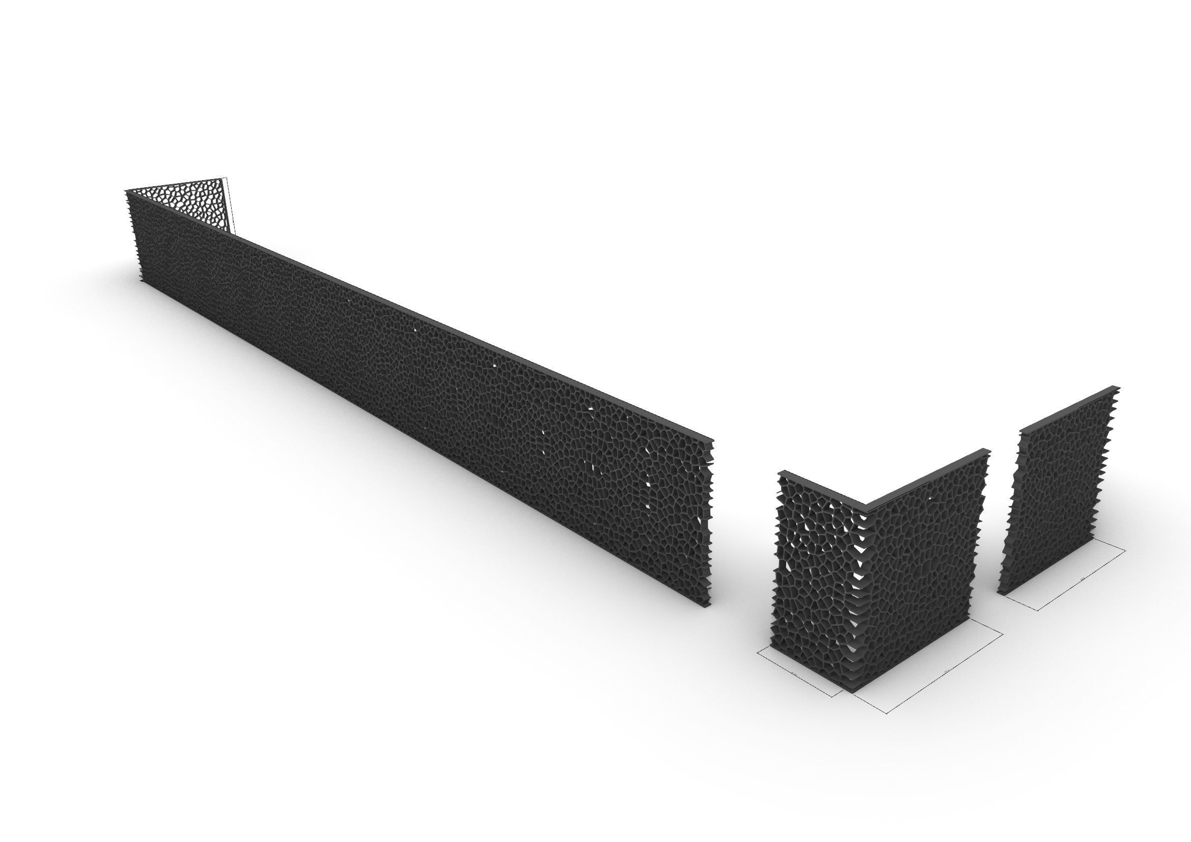 FANCE hexagonal structure 3D print model_2