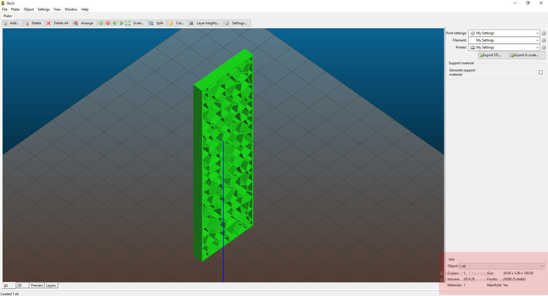 FANCE hexagonal structure 3D print model_5