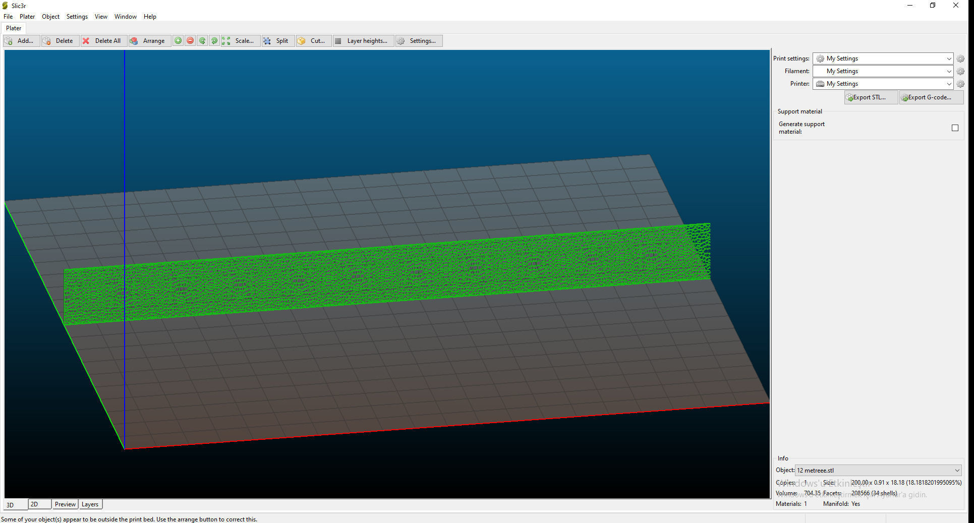 FANCE hexagonal structure 3D print model_6