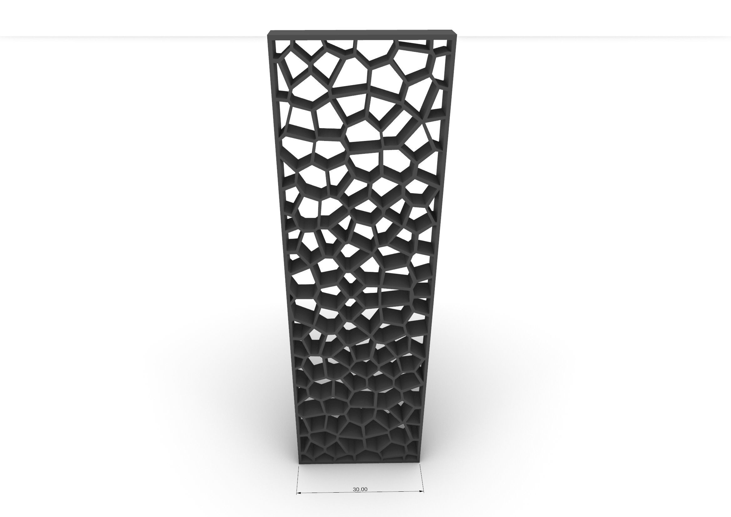 FANCE hexagonal structure 3D print model_3