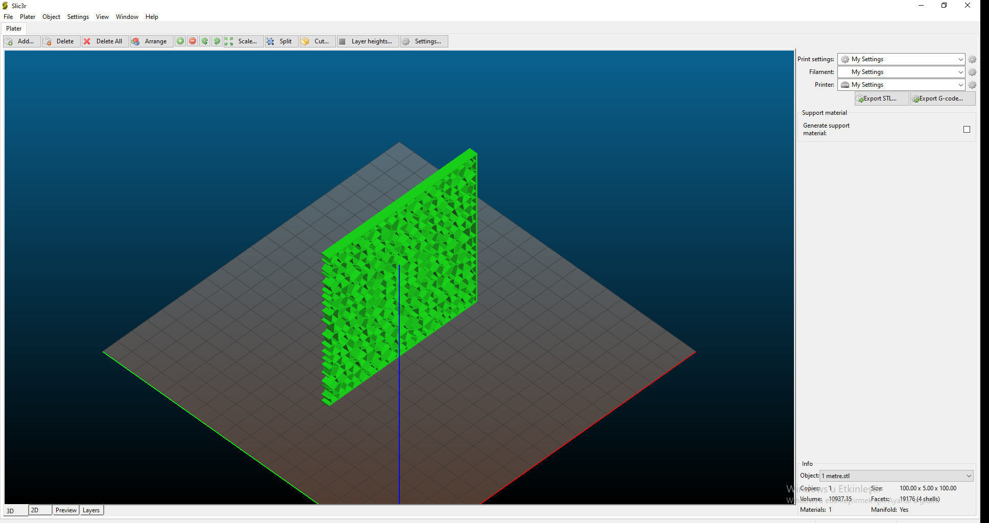 FANCE hexagonal structure 3D print model_4