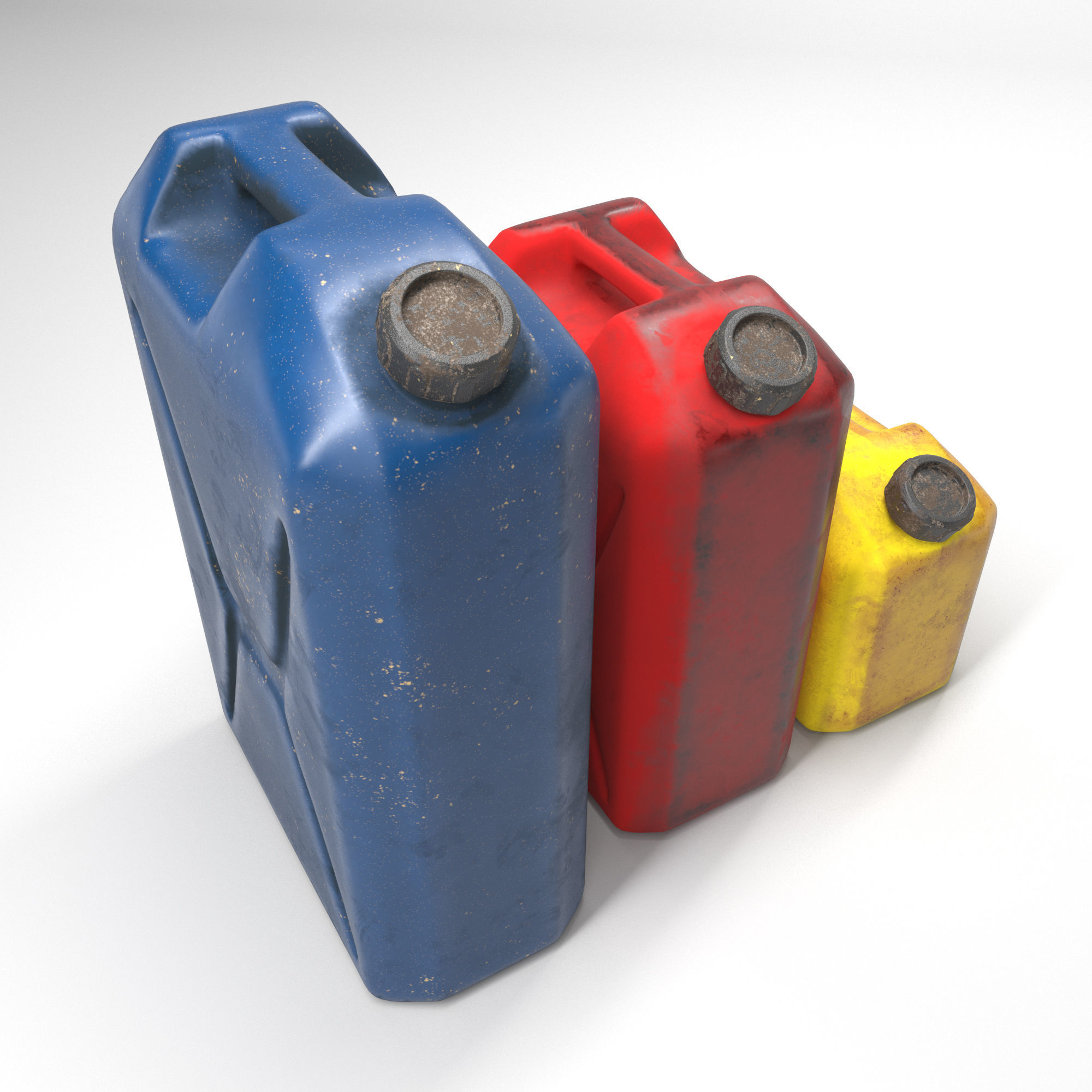 20-10-5 Liter Plastic Jerry cans 3D model_6