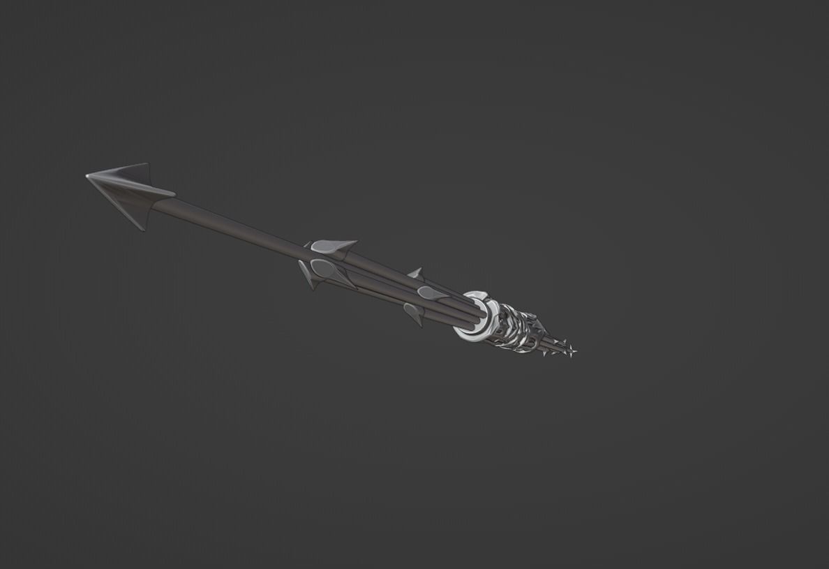 Predator City Hunter Spear 3D print model_4