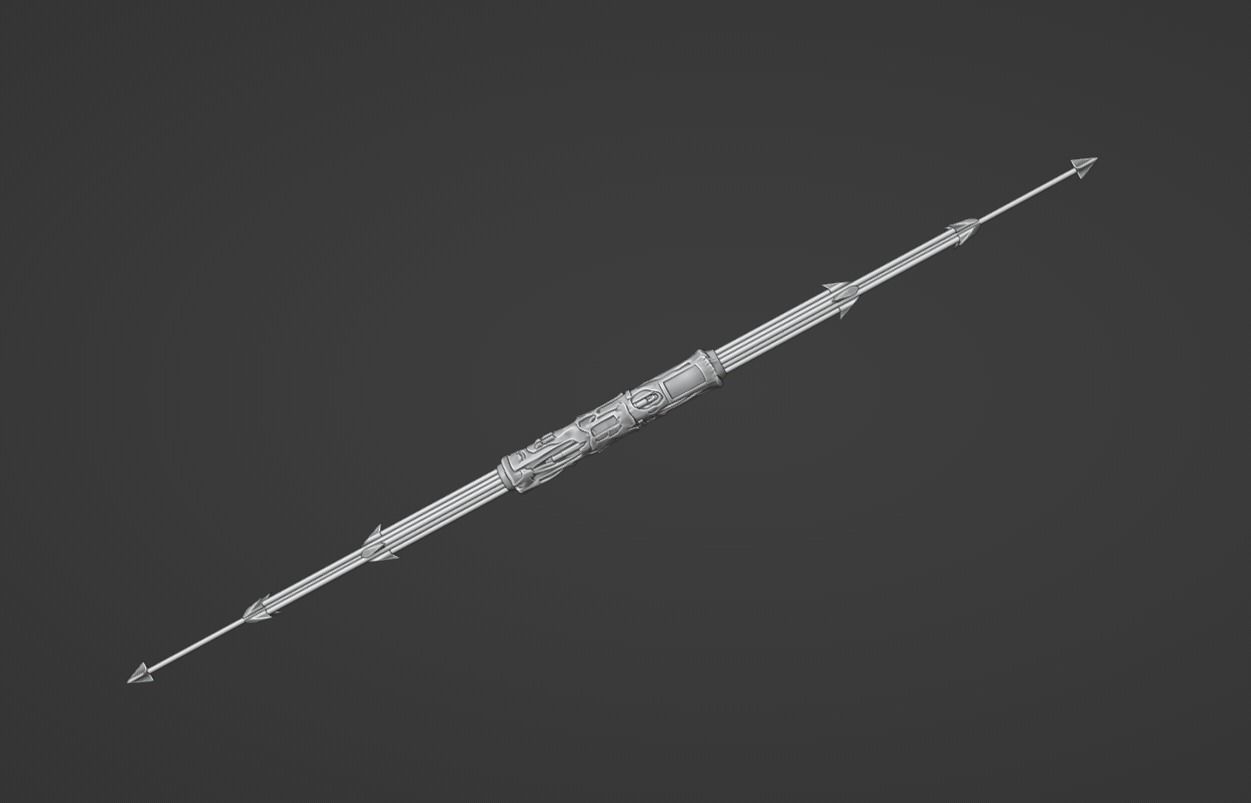 Predator City Hunter Spear 3D print model_2
