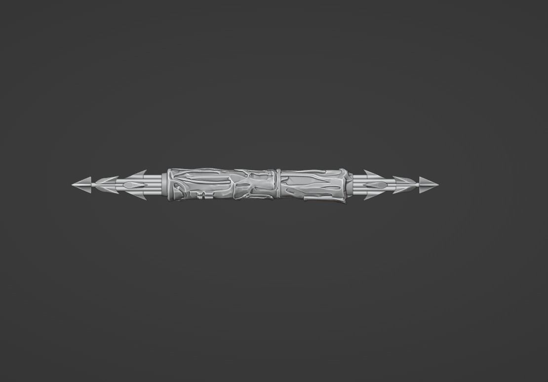 Predator City Hunter Spear 3D print model_5