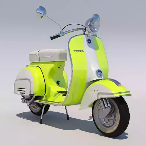 Retro Vespa scooter