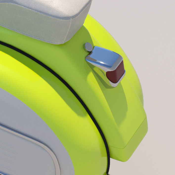 Retro Vespa scooter 3D model_7