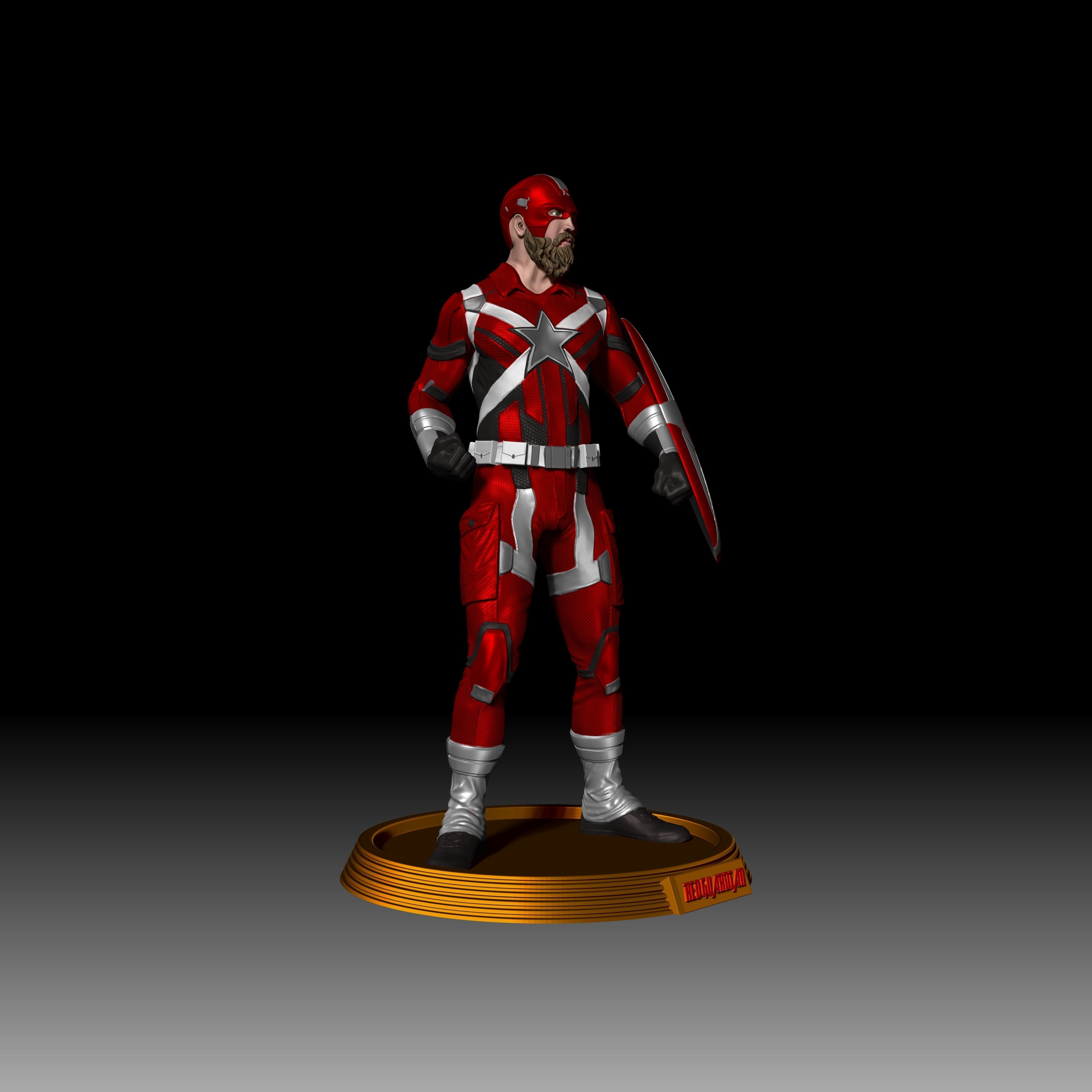 Red Guardian - Black Widow Movie Version 3D print model_7