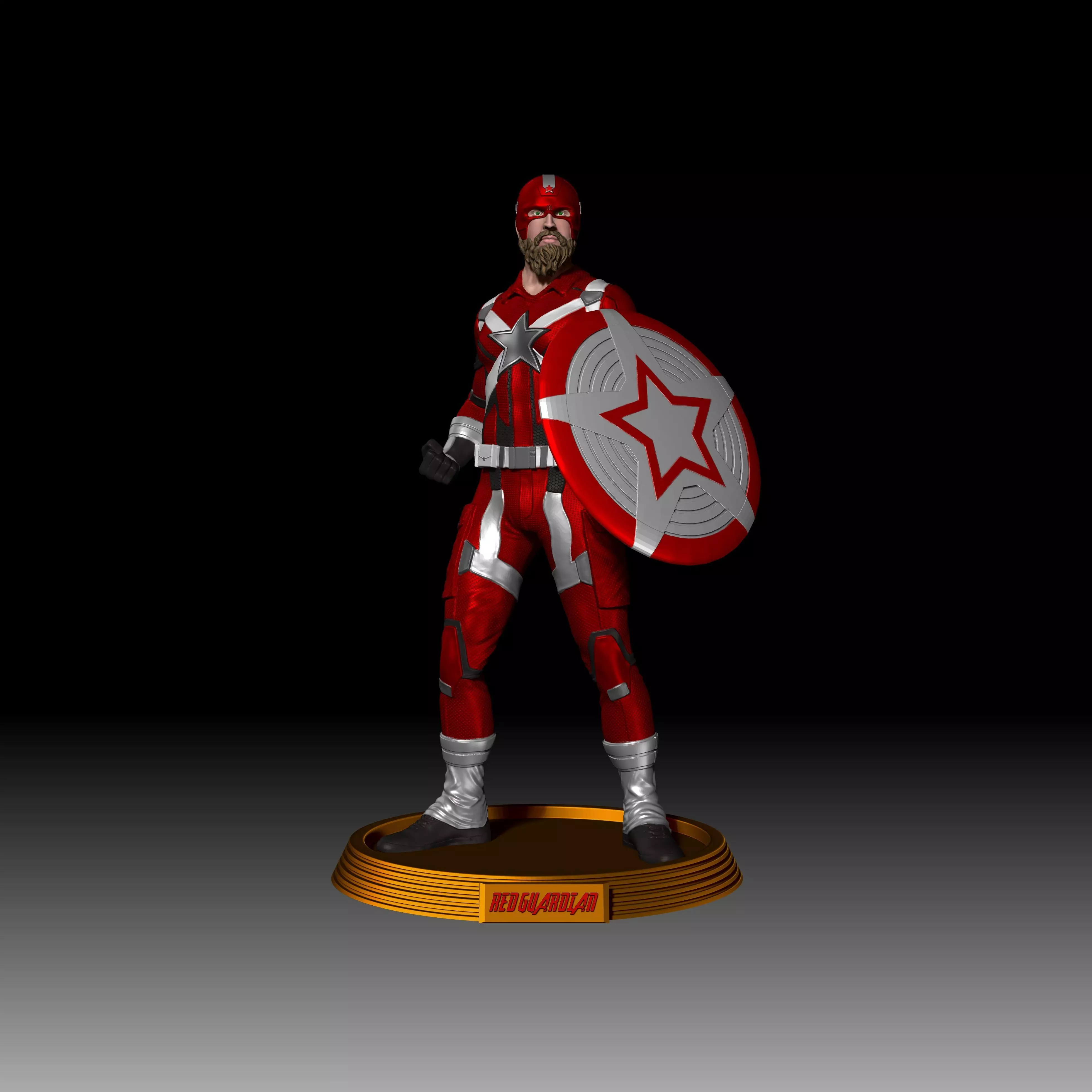 Red Guardian - Black Widow Movie Version 3D print model_0
