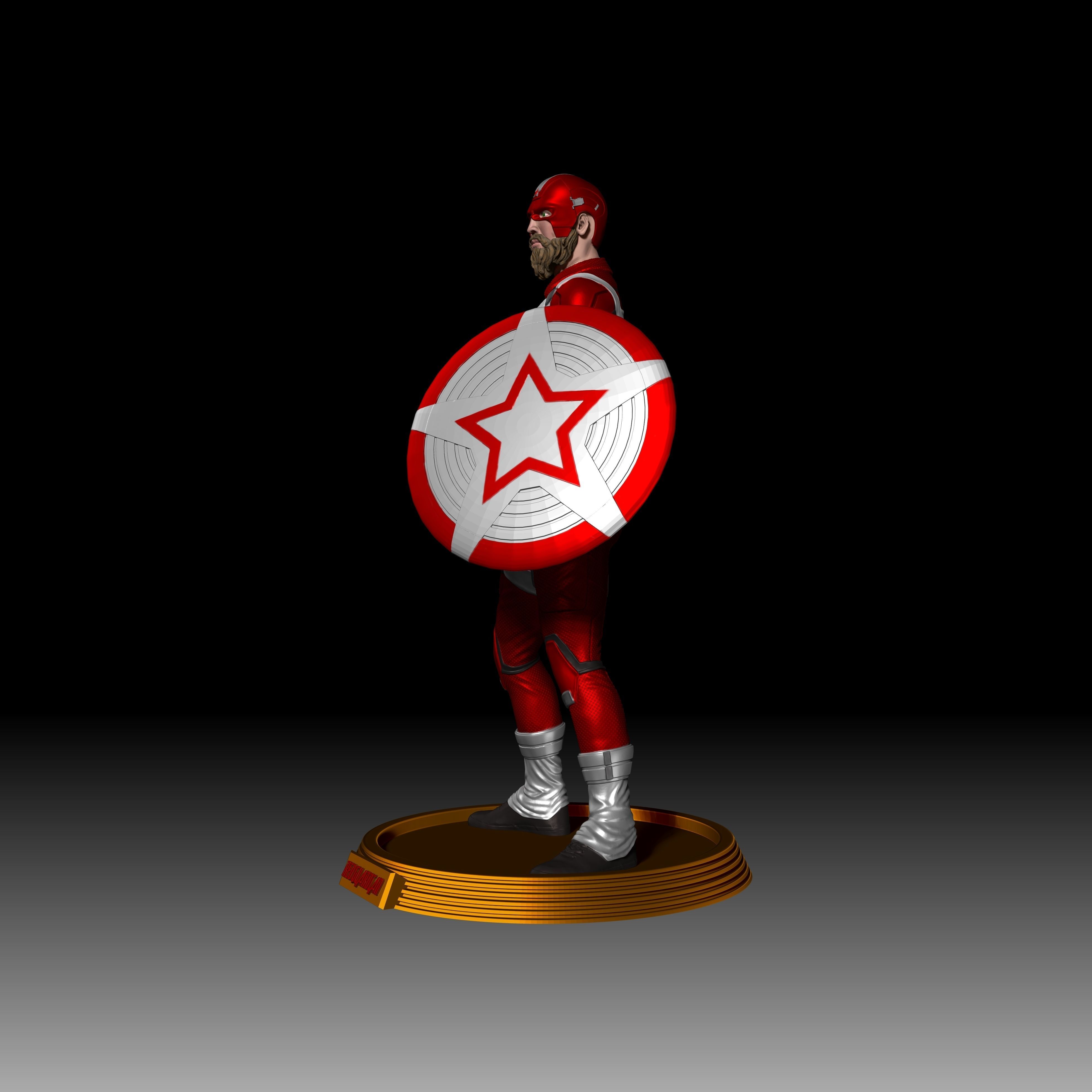 Red Guardian - Black Widow Movie Version 3D print model_1