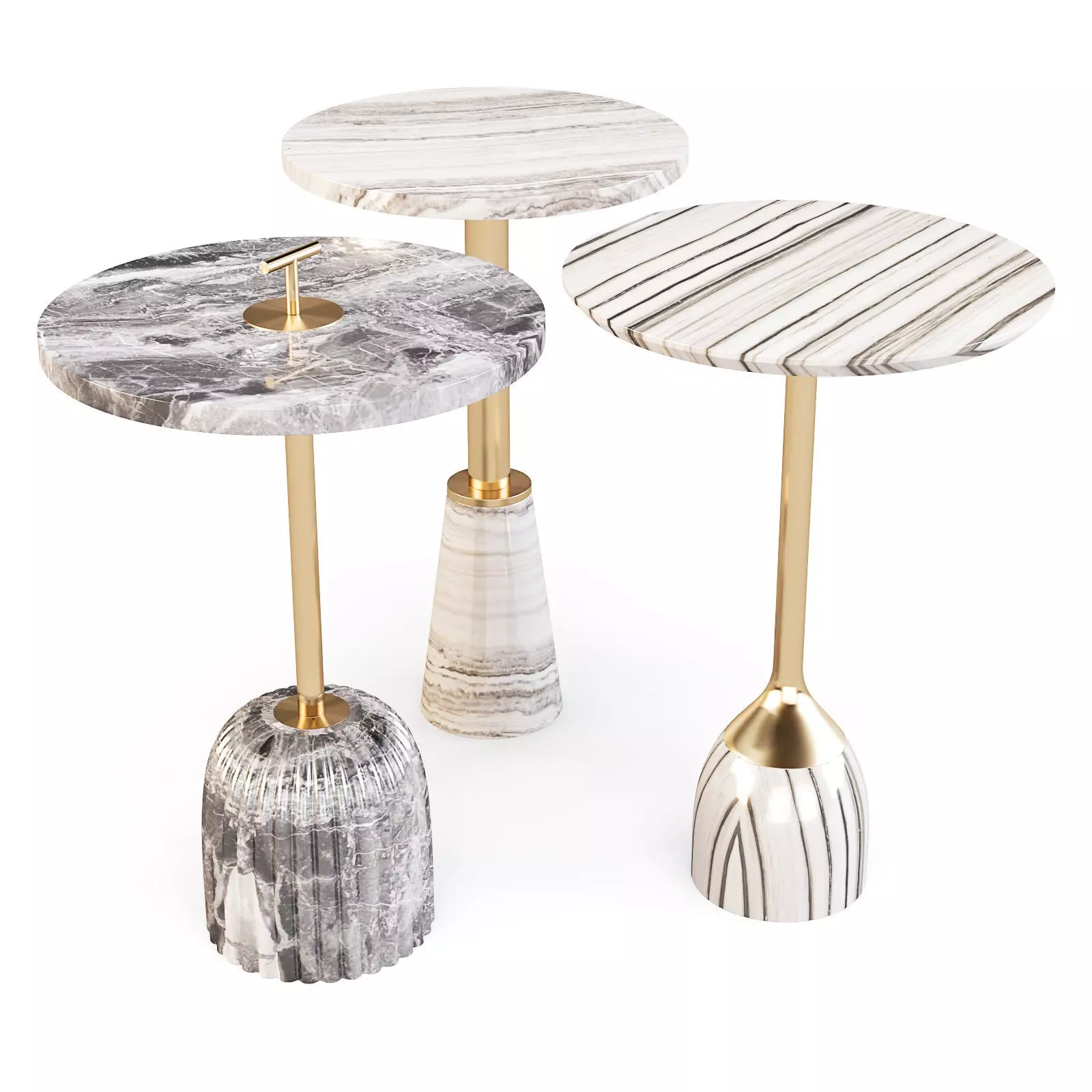 Crate and Barrel Leni - Drink Tables 3D model