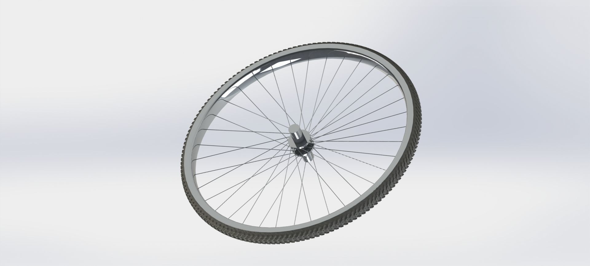 Bicycle wheel 3D model_4
