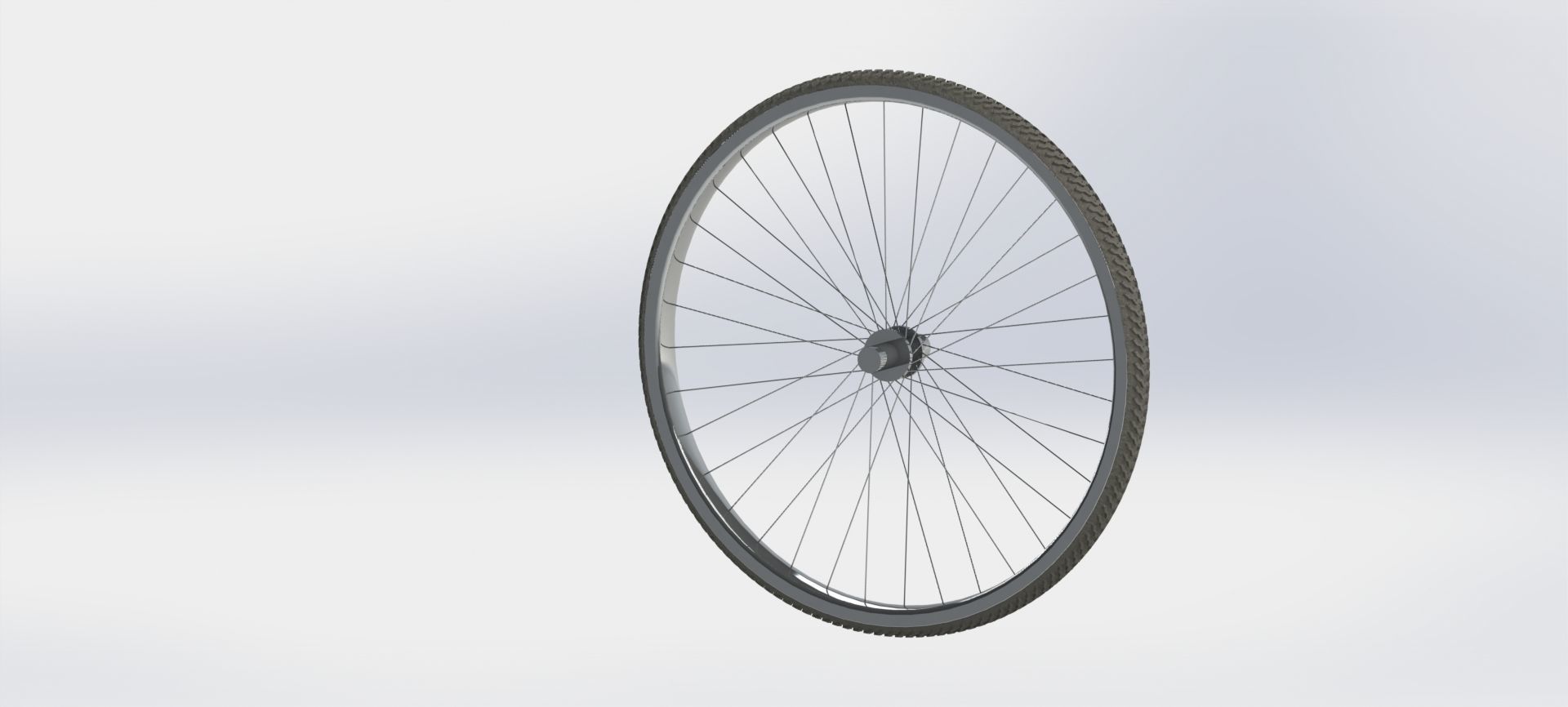 Bicycle wheel 3D model_2