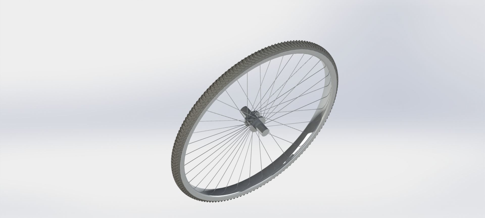 Bicycle wheel 3D model_1