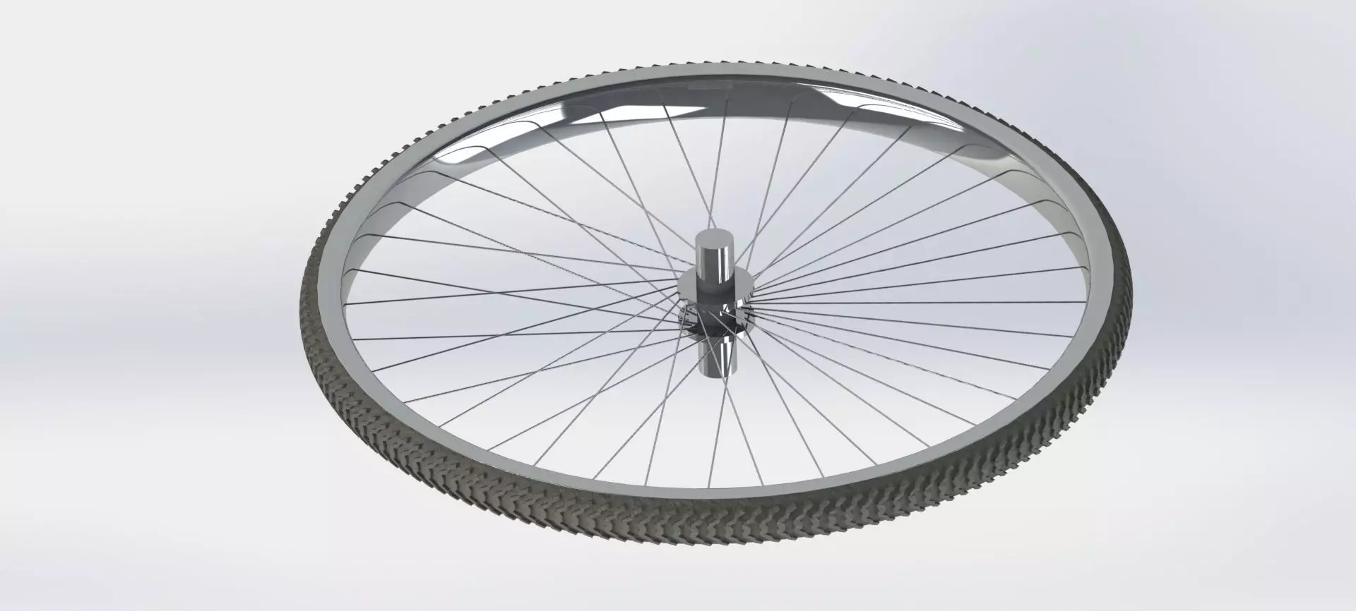 Bicycle wheel 3D model_0