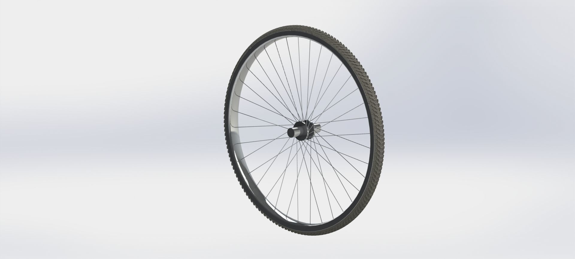 Bicycle wheel 3D model_3