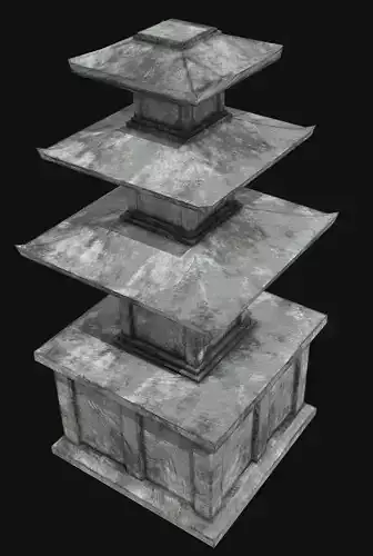 Yongjangsaji three story stone pagoda