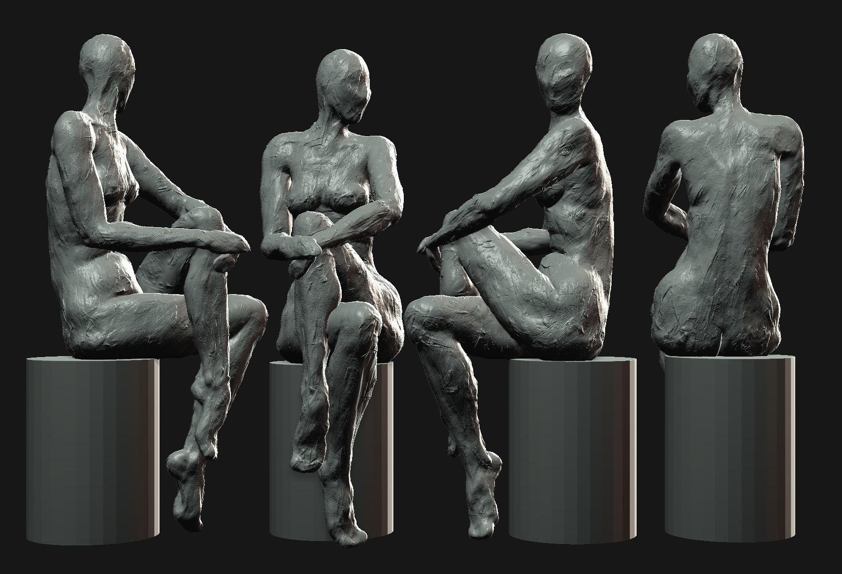 Sculpt 5 of 1000 Sculpts in a year 3D print model_1