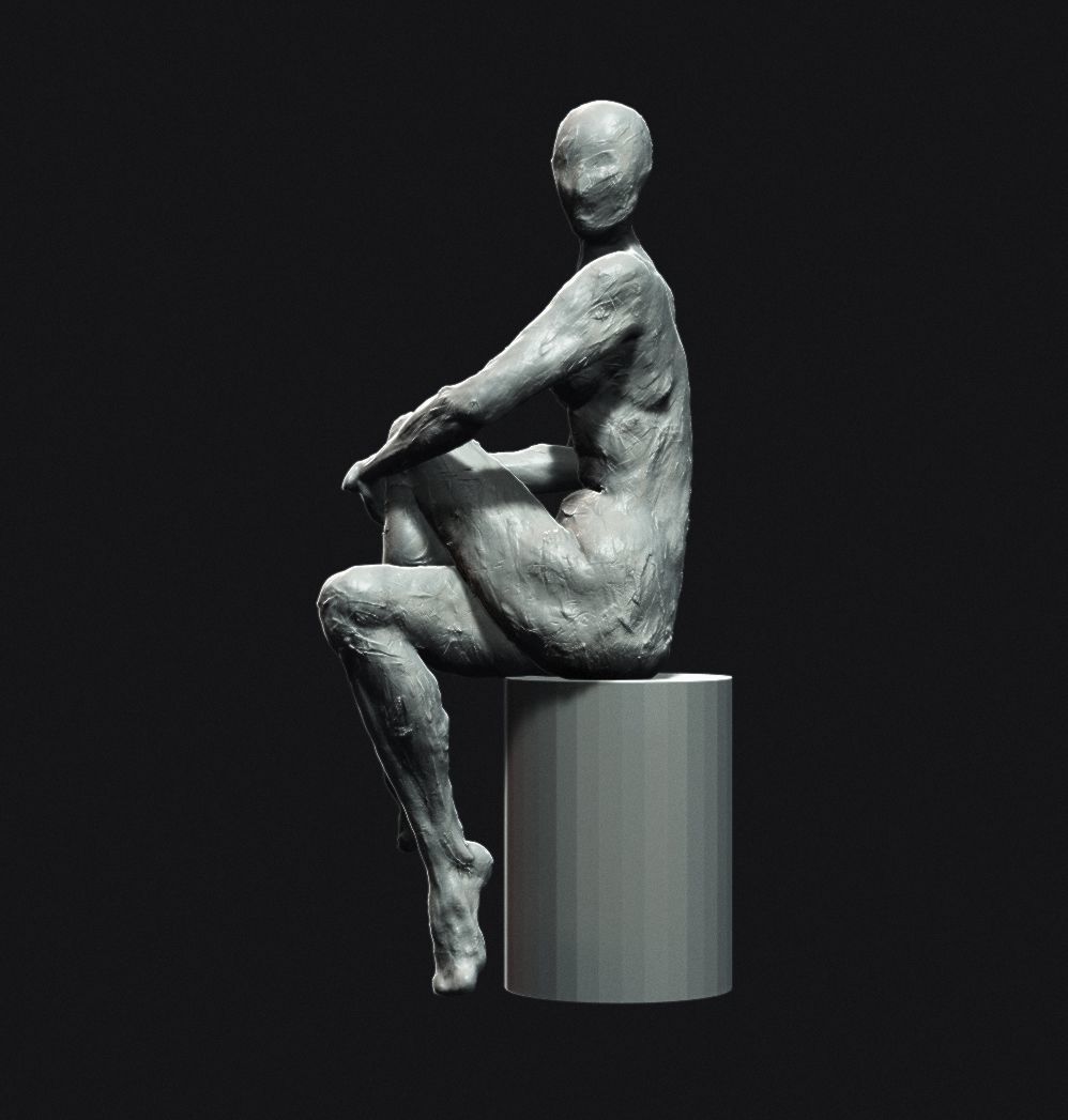 Sculpt 5 of 1000 Sculpts in a year 3D print model_3