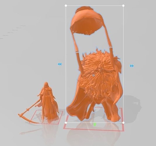 Sister Friede and Father Arandiel 3D Print Model 3D print model