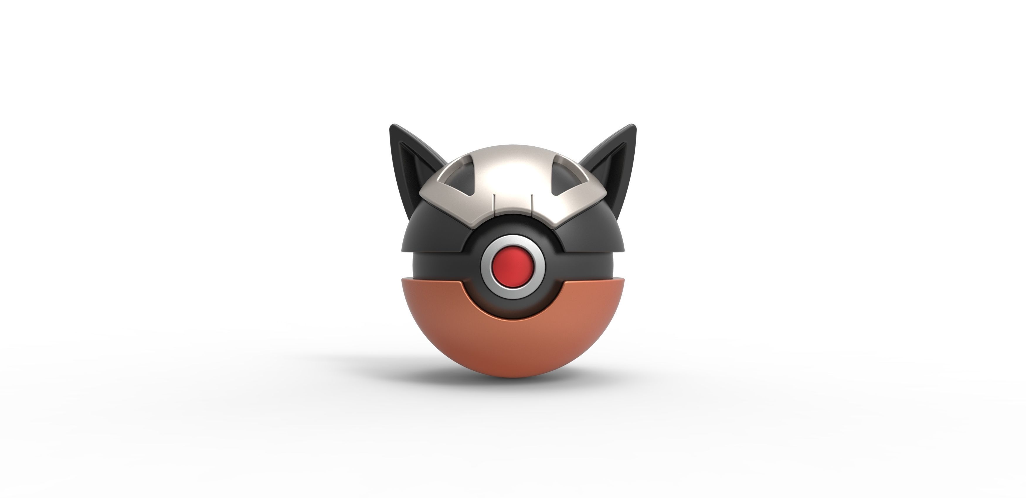 Houndour orb 3D print model_2