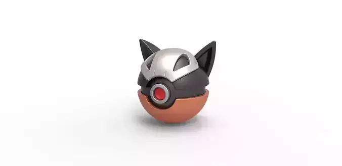 Houndour orb 3D print model