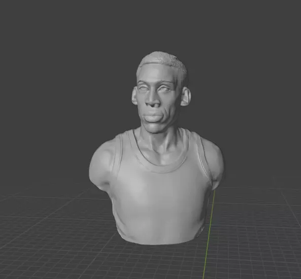 Dennis Rodman 3D print model_3