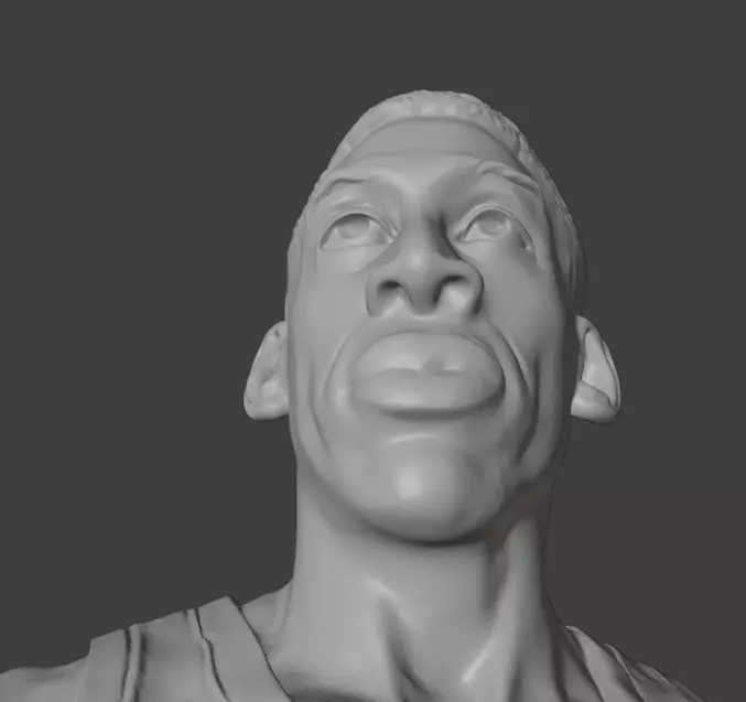 Dennis Rodman 3D print model_7