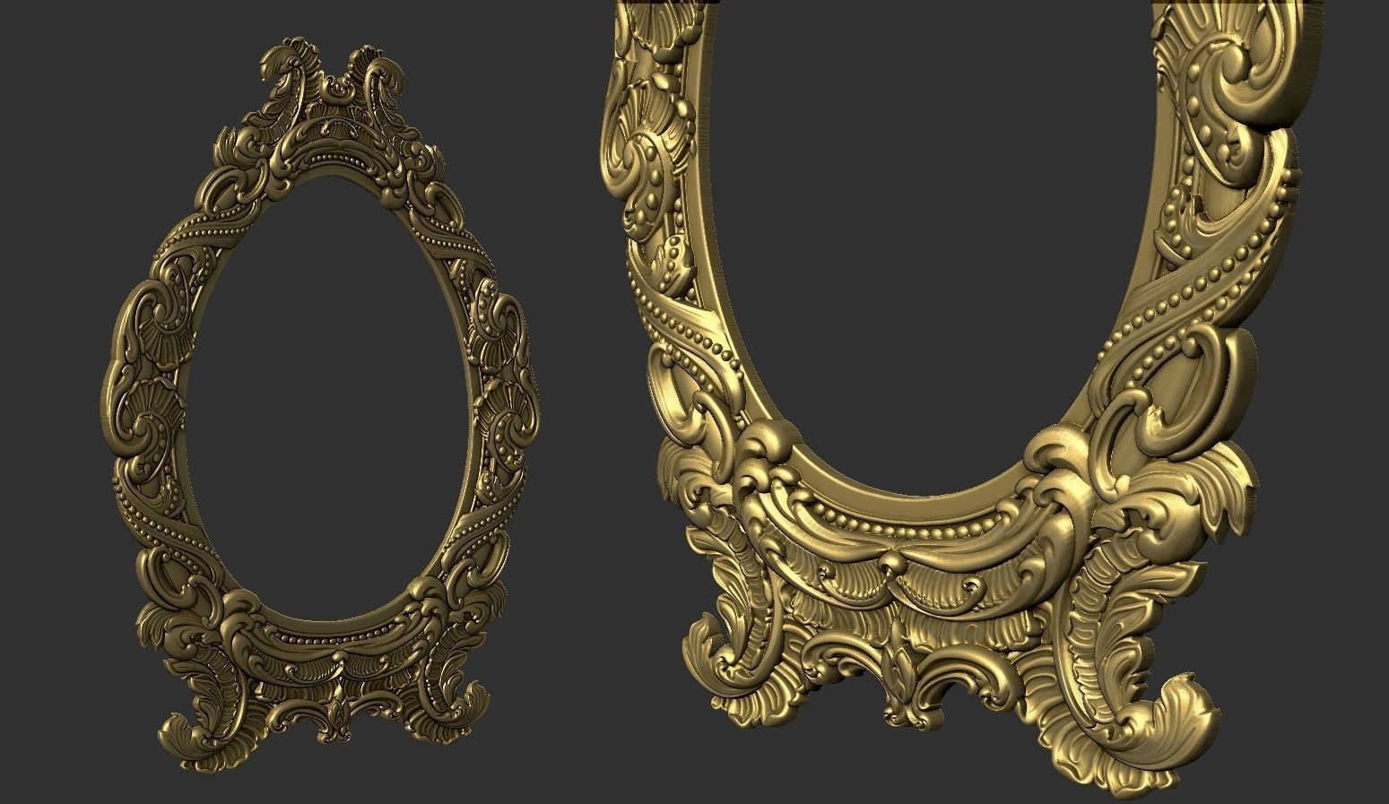 Frame Mirror 3D print model_4