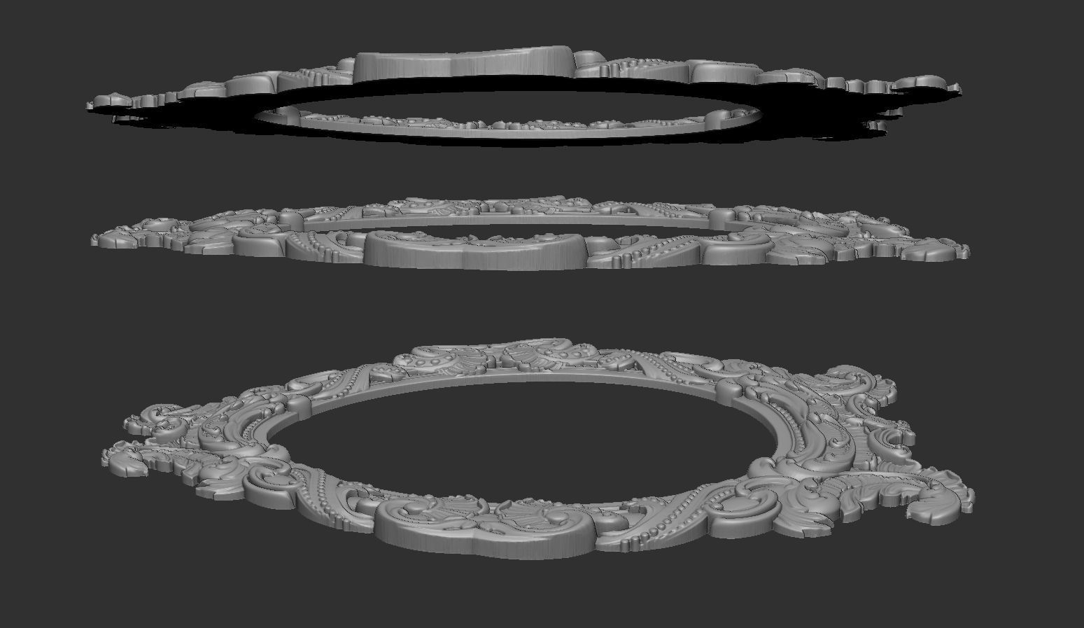 Frame Mirror 3D print model_7