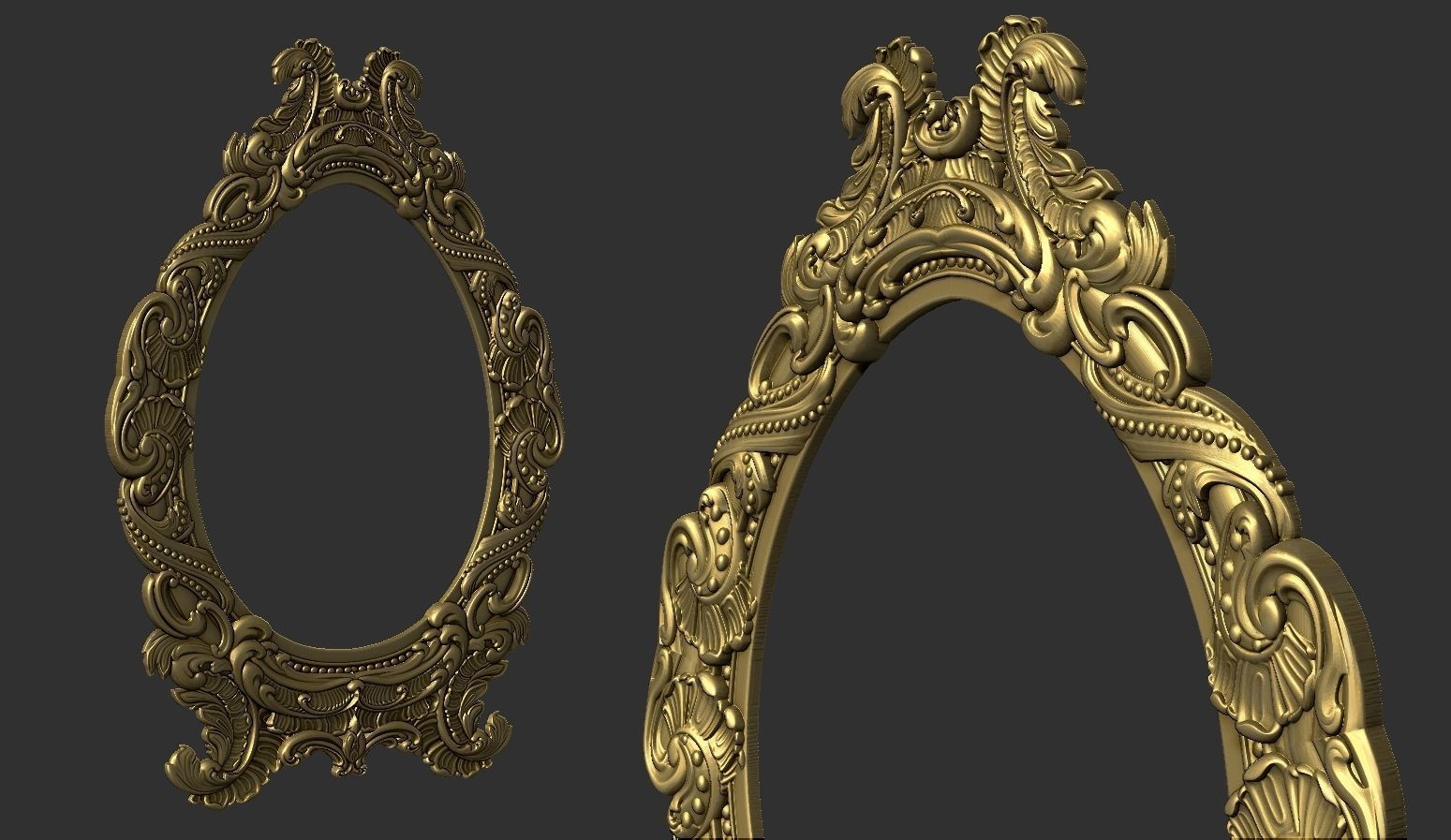Frame Mirror 3D print model_5