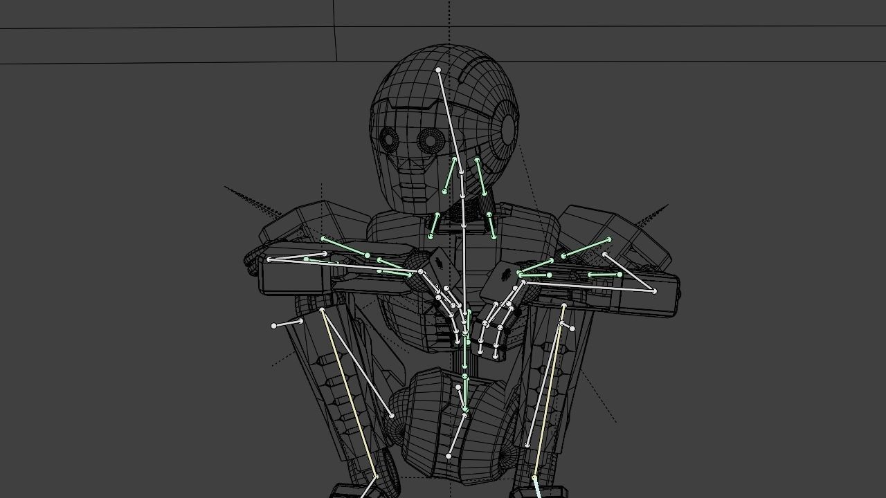 Android V2 rigged character 3D model_32
