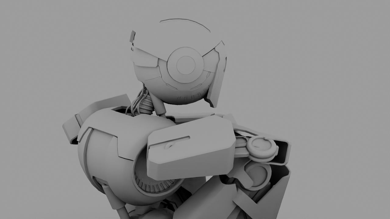 Android V2 rigged character 3D model_21
